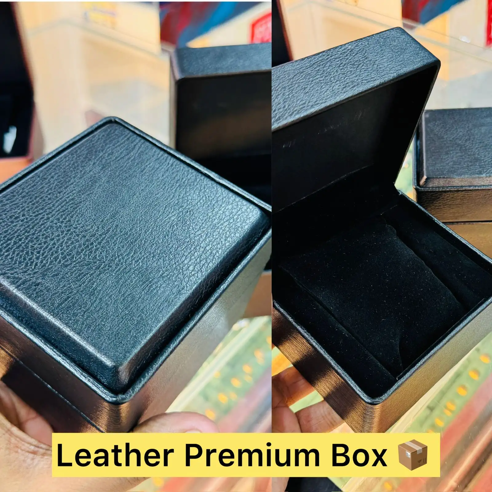 Leather Black Gift Box