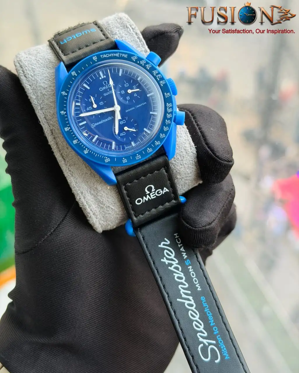 Omega x Swatch SpeedMaster MoonSwatch Mission to Neptune || AA Grade Inspired Version